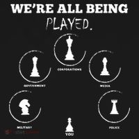 Conspiracy Theorist Anti Government Conspiracy Chess Ornament thumb 1
