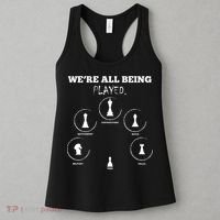 Conspiracy Theorist Anti Government Conspiracy Chess Women's Tank Top thumb 3