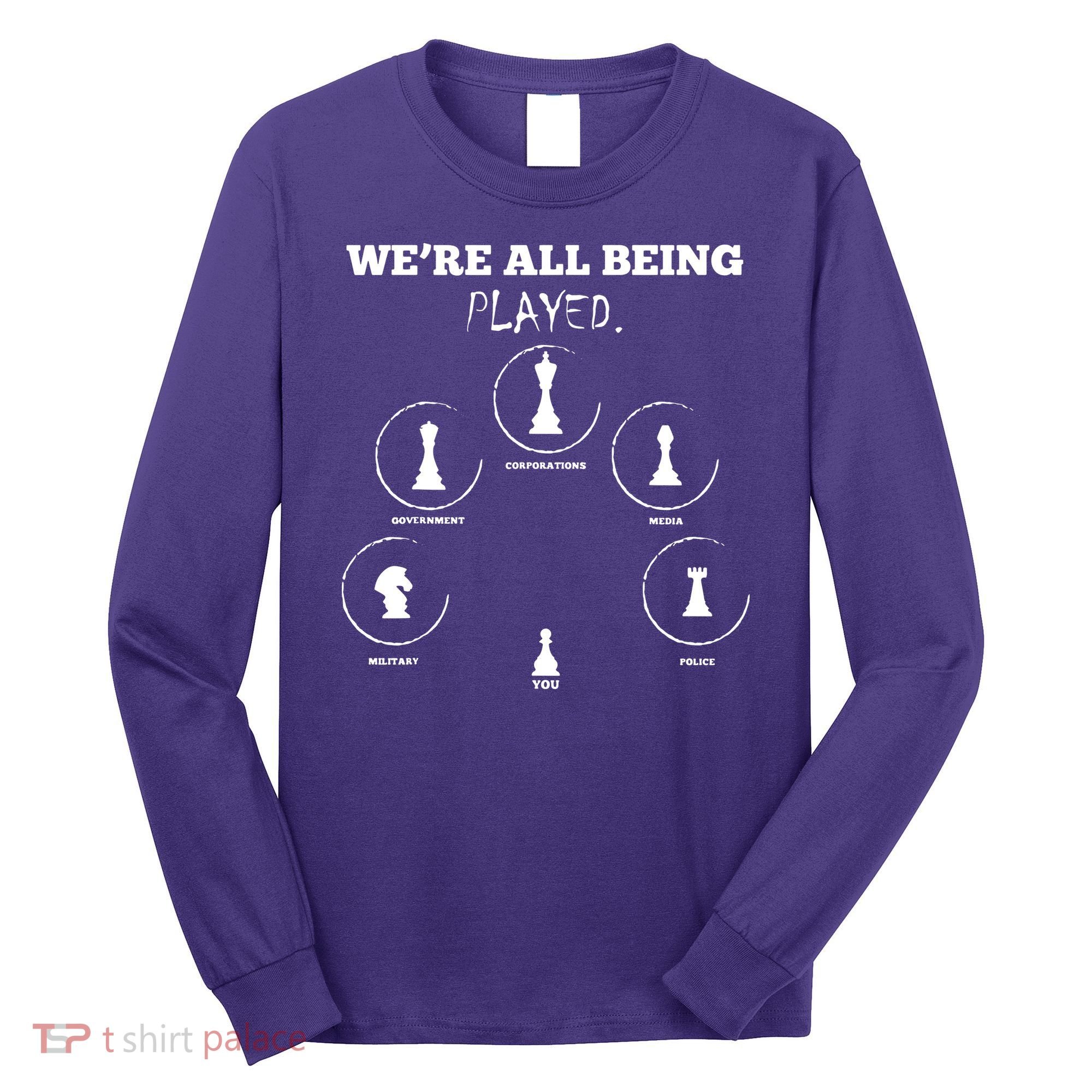 Conspiracy Theorist Anti Government Conspiracy Chess Long Sleeve Shirt