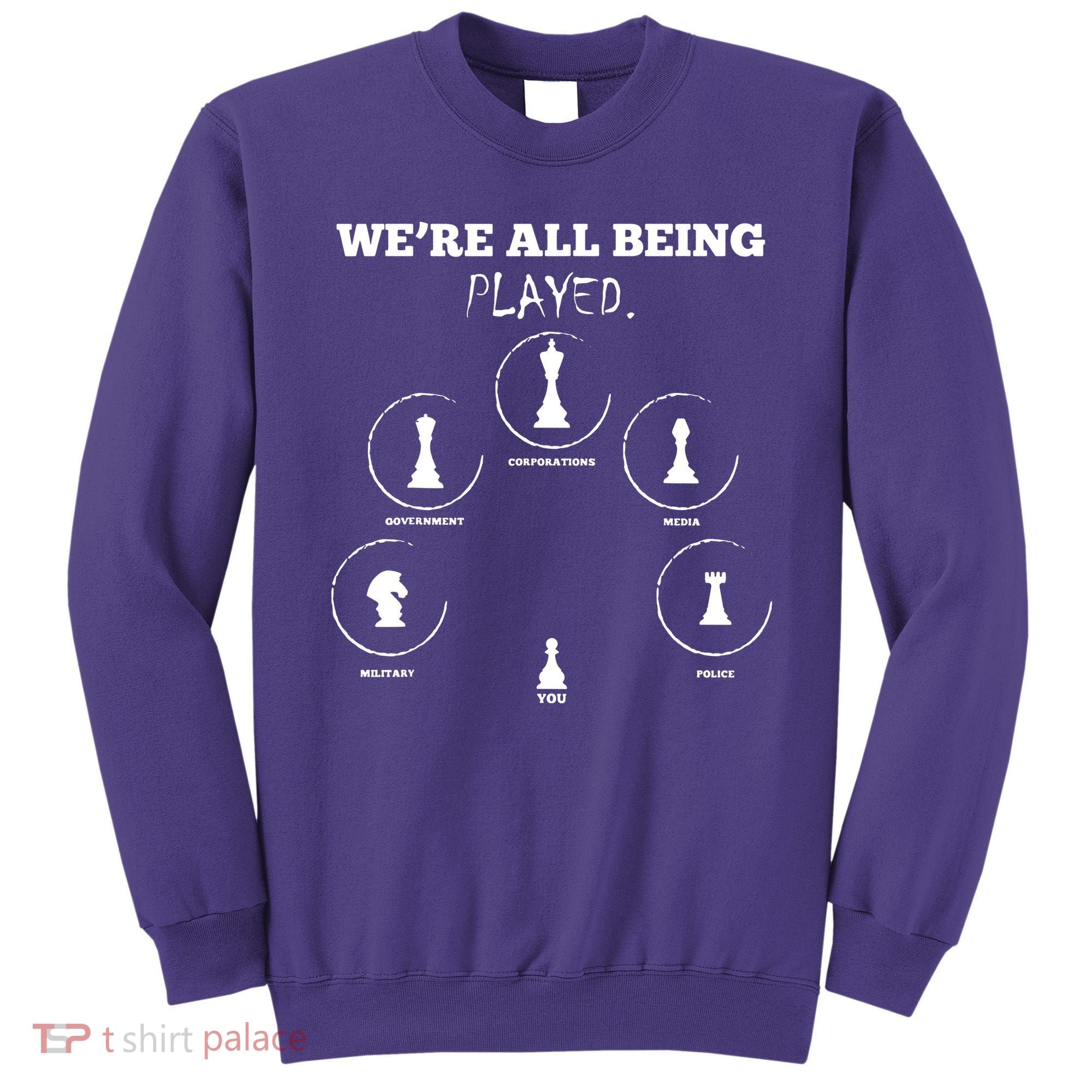 Conspiracy Theorist Anti Government Conspiracy Chess Sweatshirt