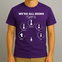 Conspiracy Theorist Anti Government Conspiracy Chess T-Shirt thumb 3