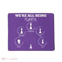 Conspiracy Theorist Anti Government Conspiracy Chess Mousepad thumb 0