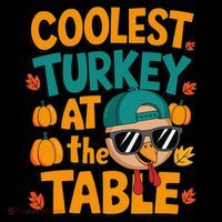 Coolest Turkey At The Table Funny Coffee Mug thumb 5