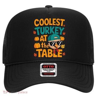 Coolest Turkey At The Table Funny Hat