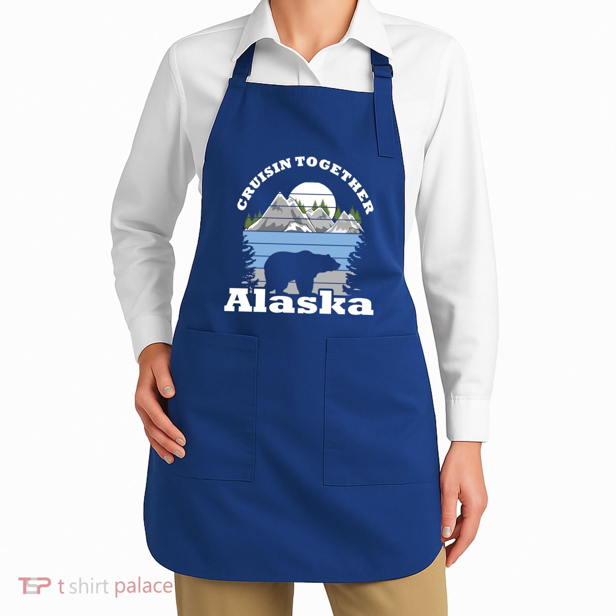 Cruisin Together Alaska Cruise Ship Family Vacation Gift Apron