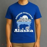 Cruisin Together Alaska Cruise Ship Family Vacation Gift T-Shirt thumb 3