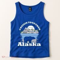 Cruisin Together Alaska Cruise Ship Family Vacation Gift Tank Top thumb 2