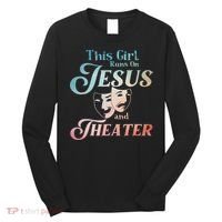 Cute Theatre Art For N Women Acting Musical Lover Long Sleeve Shirt thumb 0