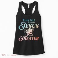 Cute Theatre Art For N Women Acting Musical Lover Women's Tank Top thumb 0