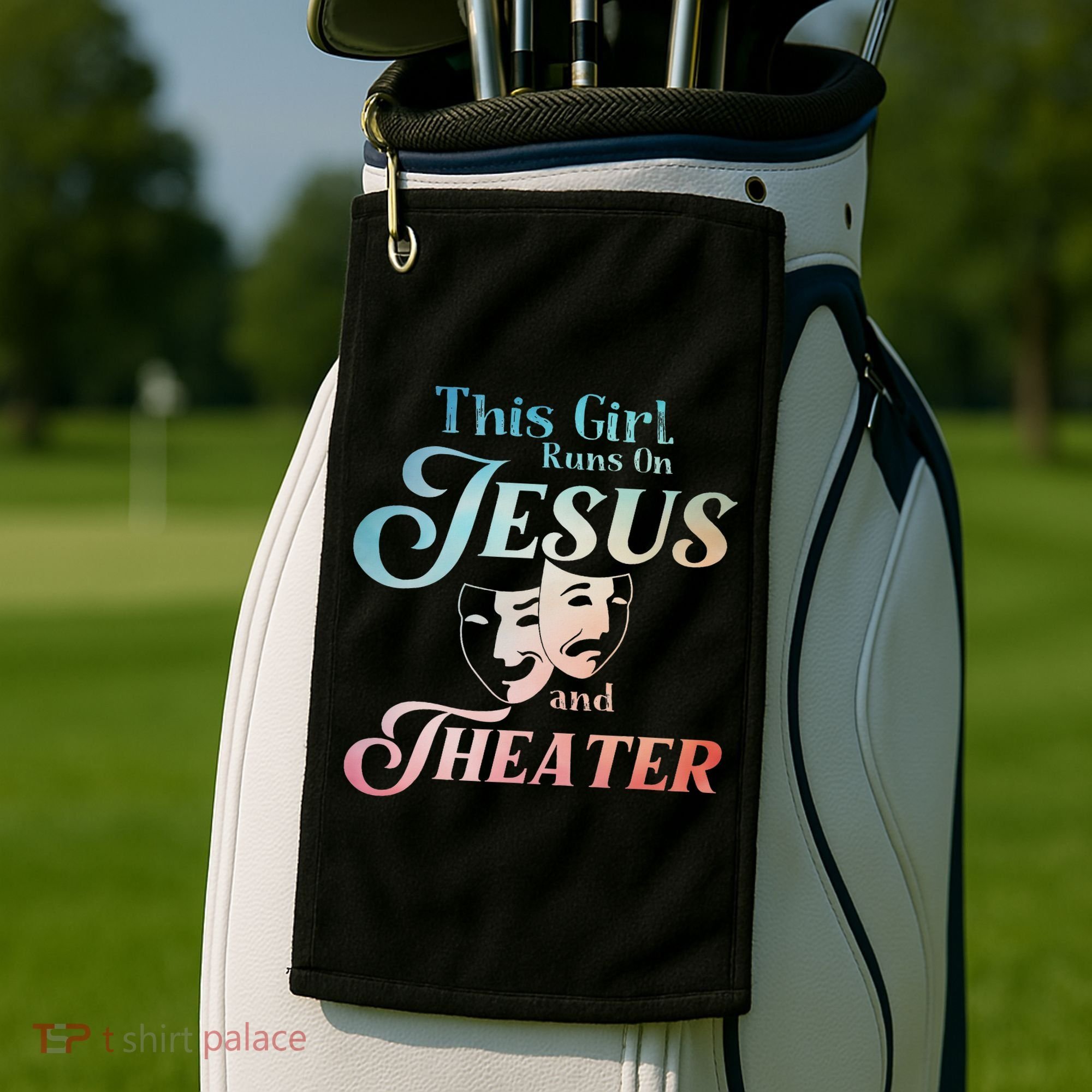 Cute Theatre Art For N Women Acting Musical Lover Golf Towel