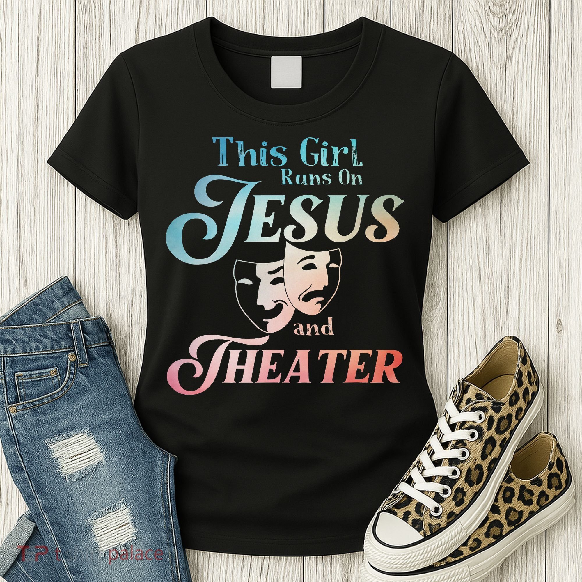 Cute Theatre Art For N Women Acting Musical Lover Women's T-Shirt