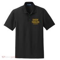 Chasin Toddlers And Whiskey Funny Parent Dry Zone Grid Polo thumb 0