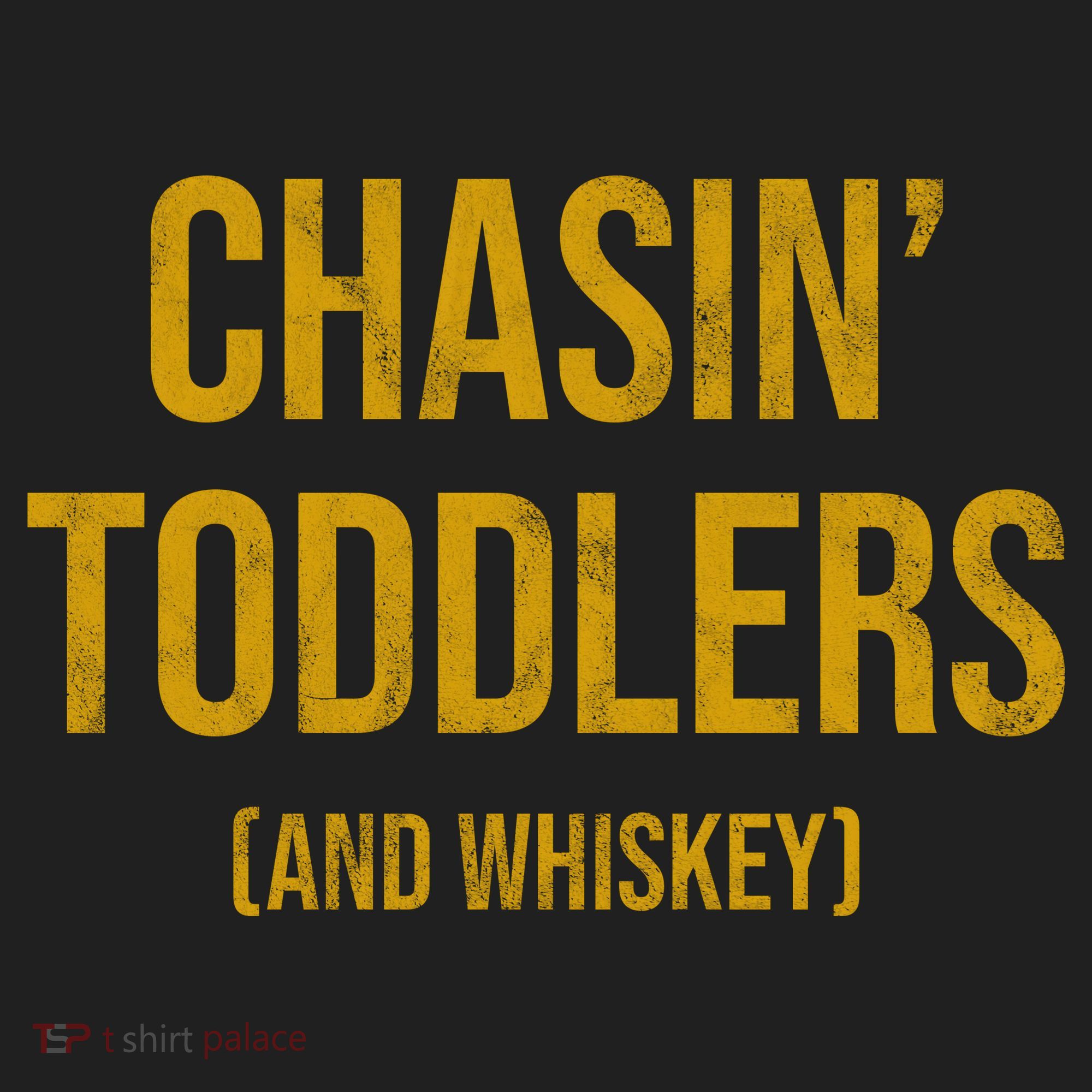 Chasin Toddlers And Whiskey Funny Parent Zone Performance Long-Sleeve T-Shirt