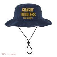 Chasin Toddlers And Whiskey Funny Parent Bucket Hat thumb 0