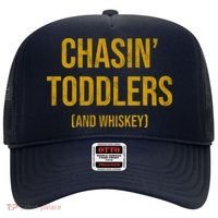 Chasin Toddlers And Whiskey Funny Parent Hat thumb 0