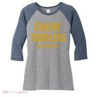 Chasin Toddlers And Whiskey Funny Parent Women's Tri-Blend 3/4-Sleeve Raglan Shirt thumb 0