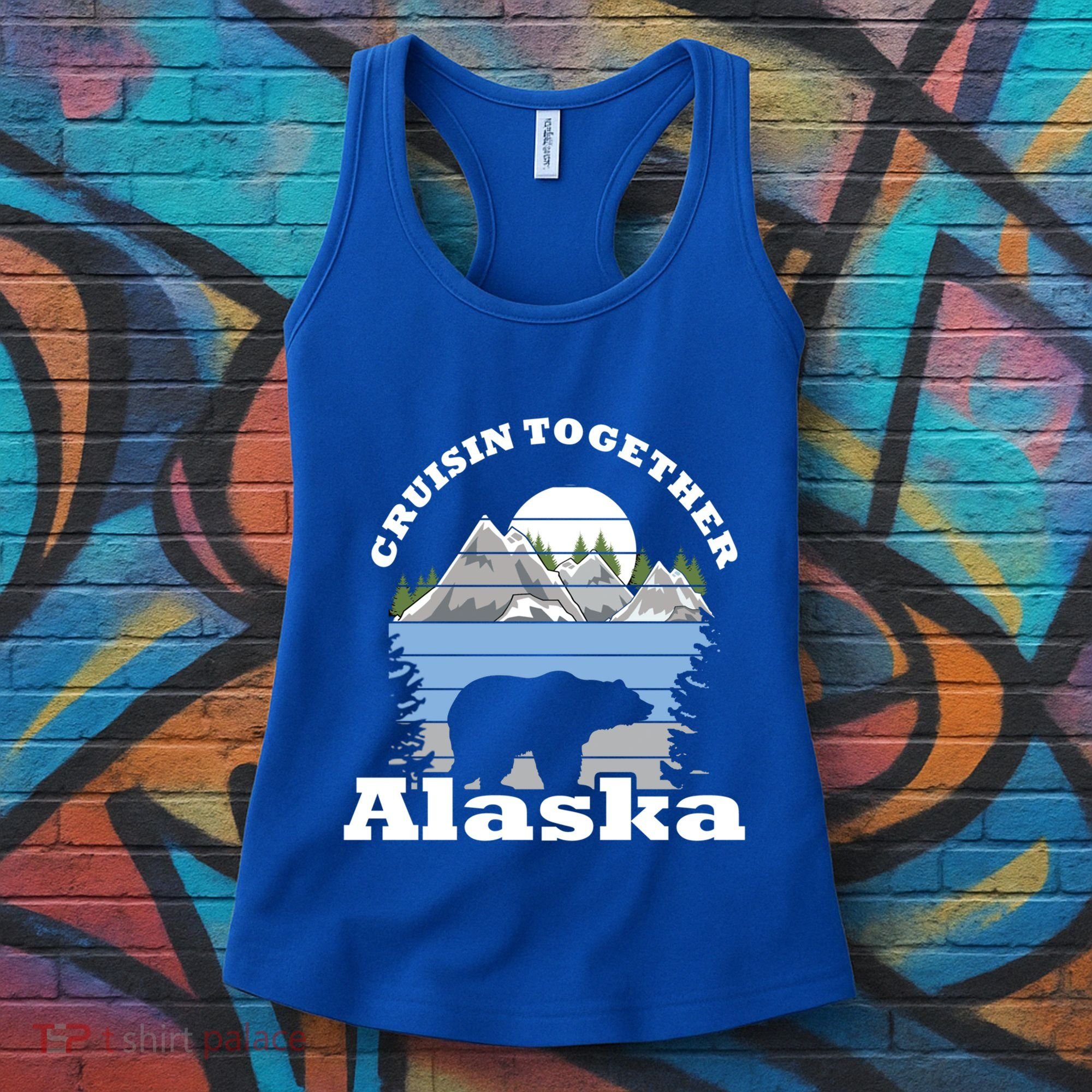 Cruisin Together Alaska Cruise Ship Family Vacation Cute Gift Women's Tank Top