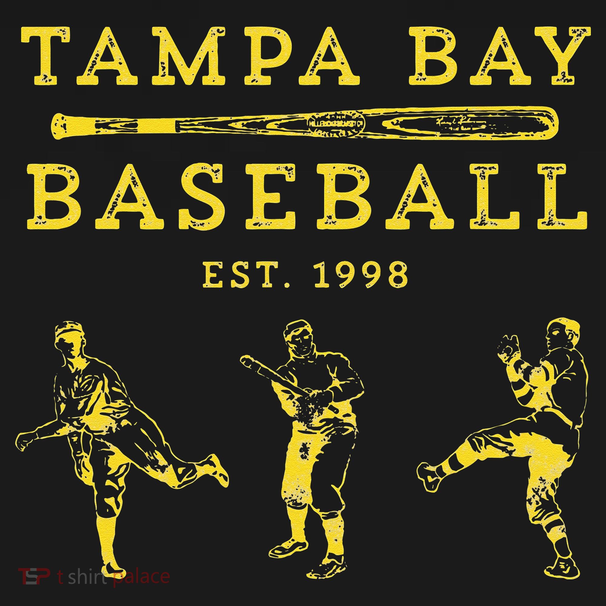 Classic Tampa Bay Baseball Fan Retro Vintage T-Shirt