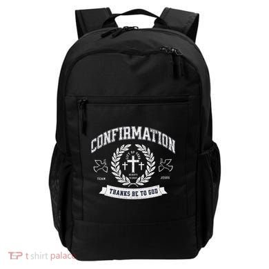 Confirmation Thanks Be To God Christian Catholic Jesus Backpack