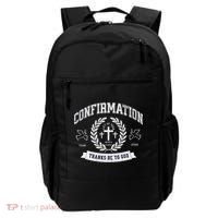 Confirmation Thanks Be To God Christian Catholic Jesus Backpack thumb 0