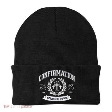 Confirmation Thanks Be To God Christian Catholic Jesus Beanie