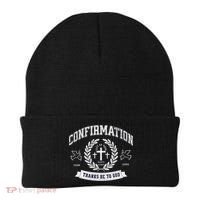 Confirmation Thanks Be To God Christian Catholic Jesus Beanie thumb 0
