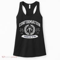 Confirmation Thanks Be To God Christian Catholic Jesus Women's Tank Top thumb 0