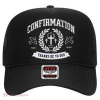 Confirmation Thanks Be To God Christian Catholic Jesus Hat thumb 0