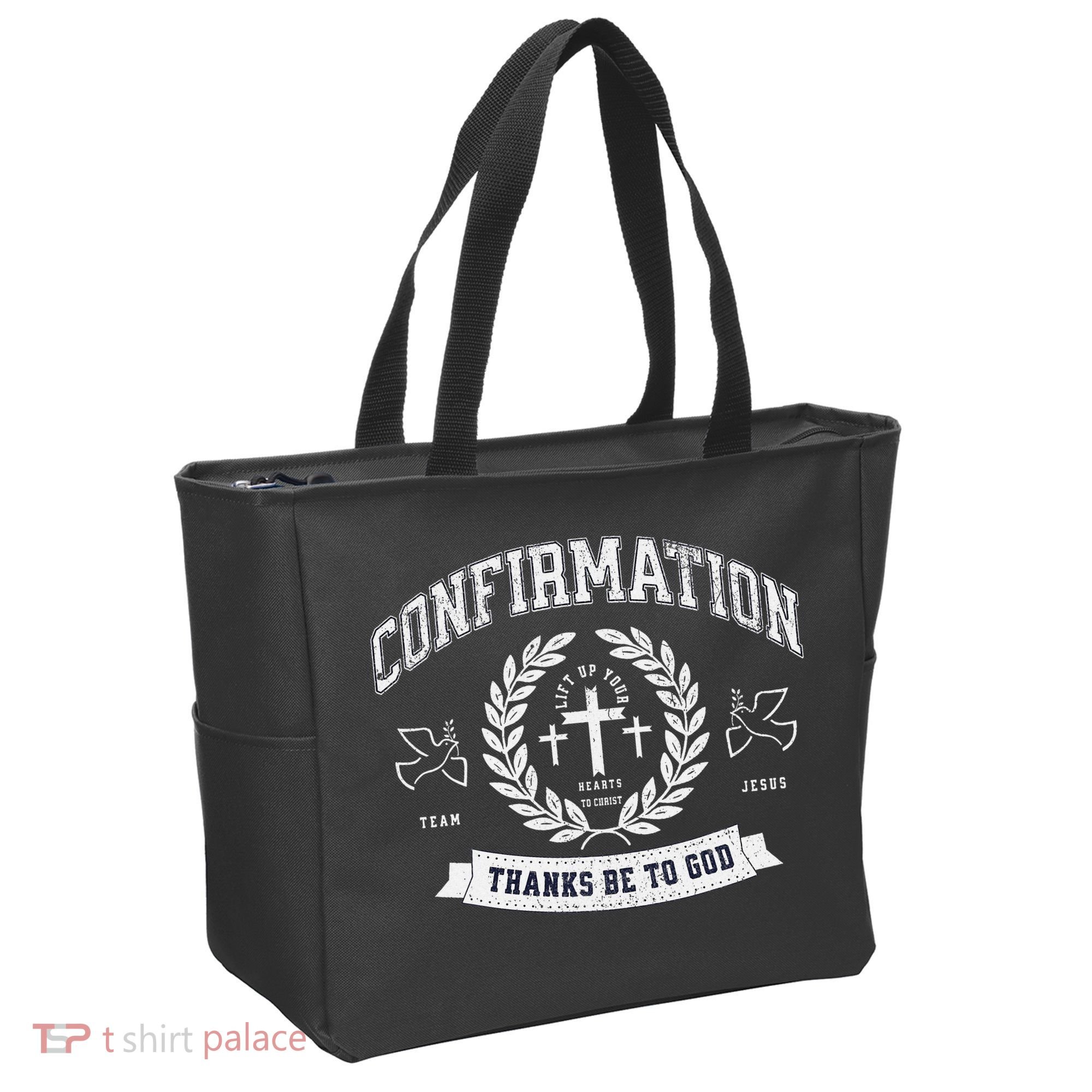 Confirmation Thanks Be To God Christian Catholic Jesus Tote Bag