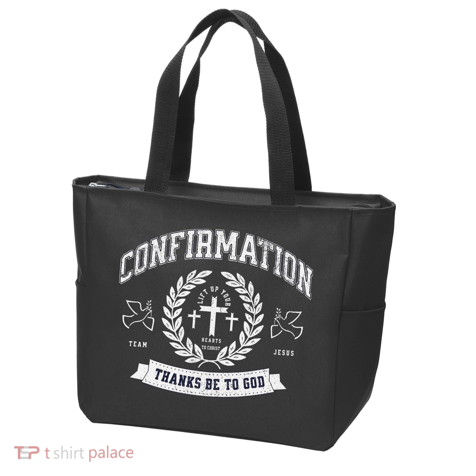 Confirmation Thanks Be To God Christian Catholic Jesus Tote Bag