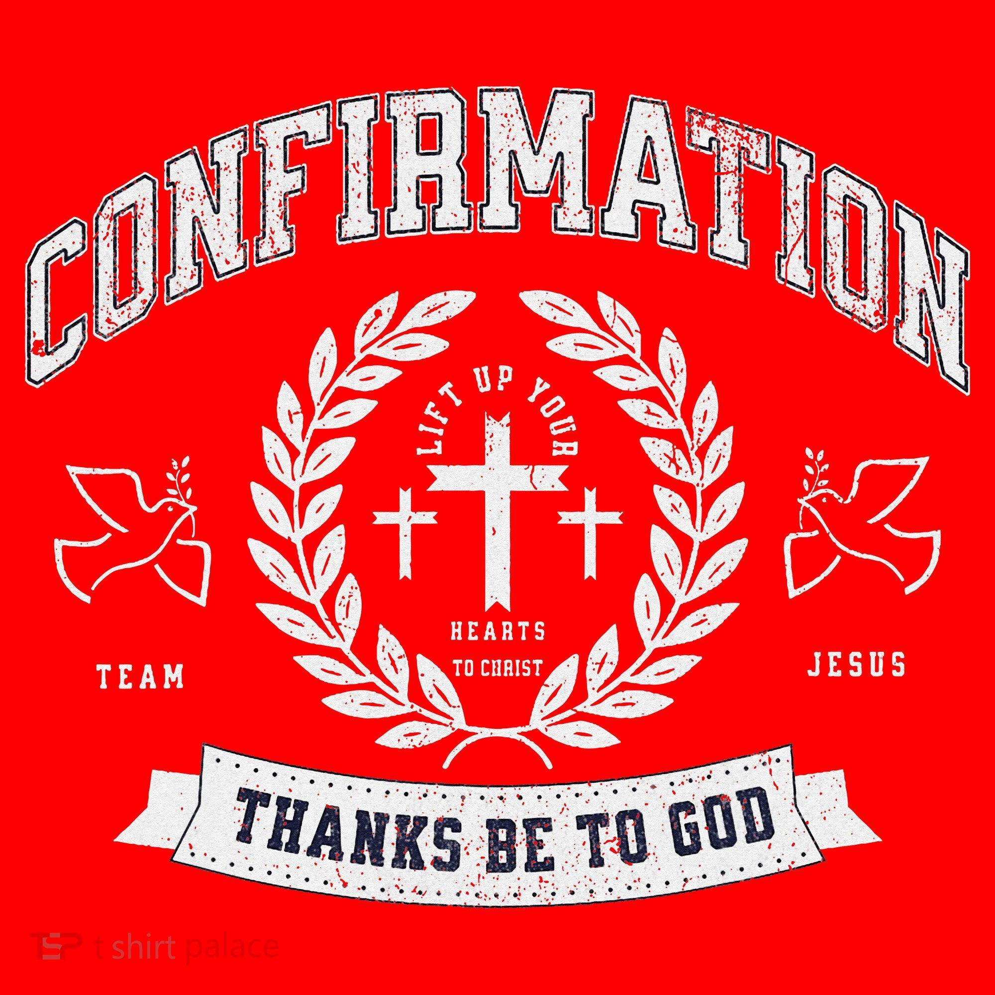 Confirmation Thanks Be To God Christian Catholic Jesus Santa Hat