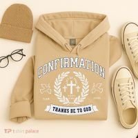 Confirmation Thanks Be To God Christian Catholic Jesus Hoodie thumb 4