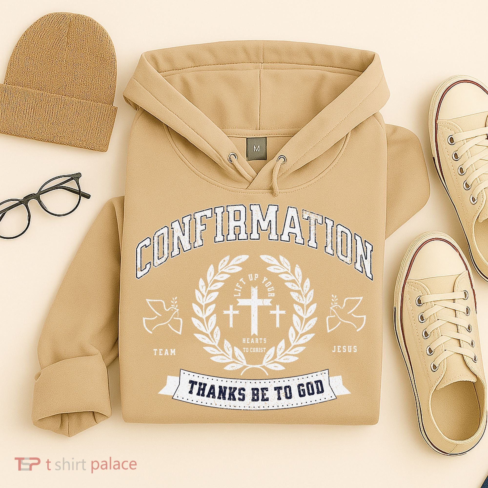Confirmation Thanks Be To God Christian Catholic Jesus Hoodie