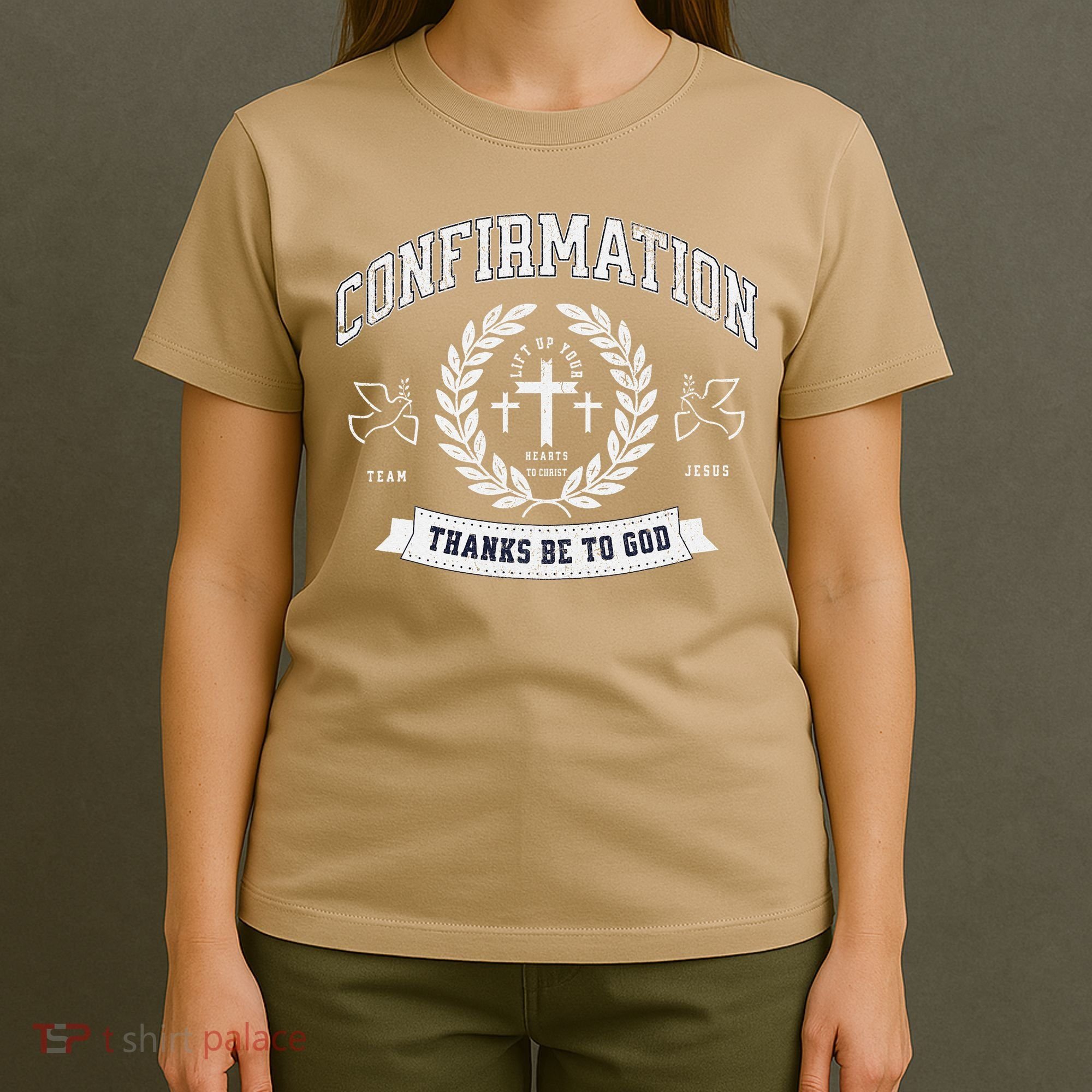 Confirmation Thanks Be To God Christian Catholic Jesus T-Shirt