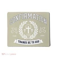Confirmation Thanks Be To God Christian Catholic Jesus Mousepad thumb 0