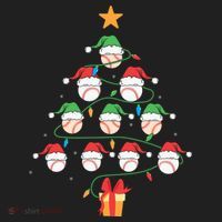 Christmas Baseball Tree Light Funny Xmas Sport Holiday Tumbler thumb 3