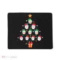 Christmas Baseball Tree Light Funny Xmas Sport Holiday Mousepad thumb 0
