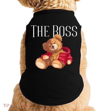 Cool Teddy Bear Dollar Sign Teddy Lover The Boss Bossy Doggie Tank