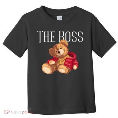 Cool Teddy Bear Dollar Sign Teddy Lover The Boss Bossy Toddler T-Shirt