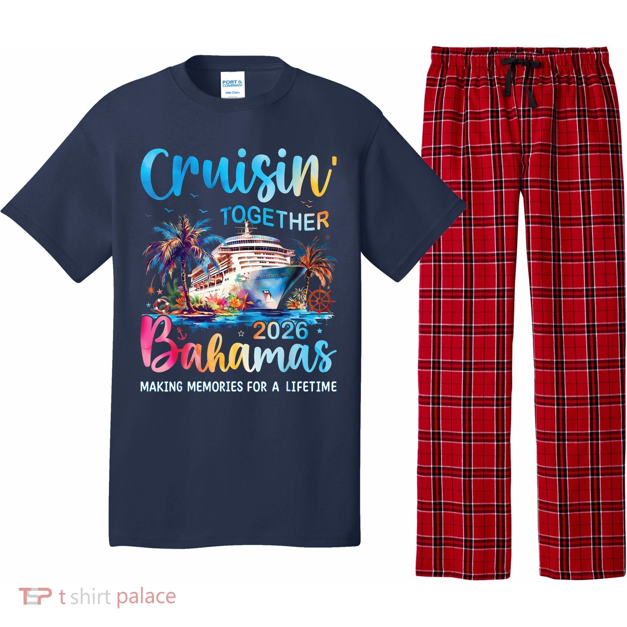 Cruisin Together Bahamas 2026 Making Memories For A Lifetime Pajama Set