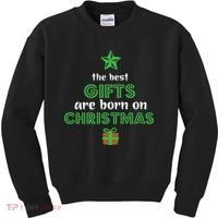 Christmas The Best Gifts Are Bron On Xmas Kids Sweatshirt thumb 0