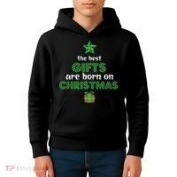 Christmas The Best Gifts Are Bron On Xmas Kids Hoodie thumb 4