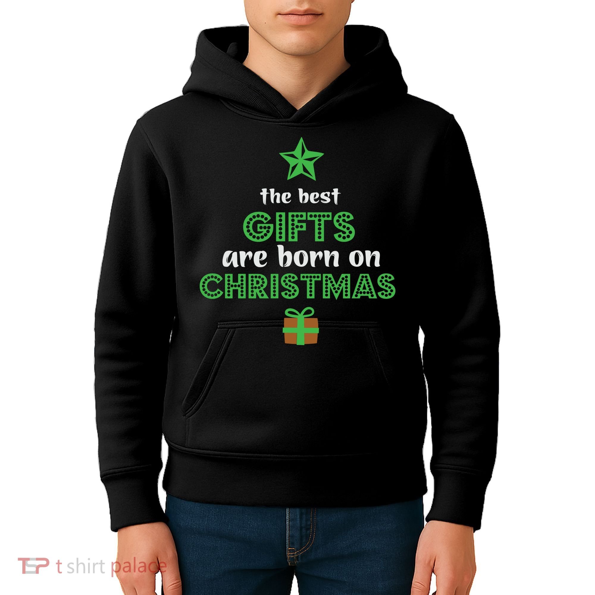 Christmas The Best Gifts Are Bron On Xmas Kids Hoodie