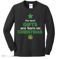 Christmas The Best Gifts Are Bron On Xmas Kids Long Sleeve Shirt thumb 0