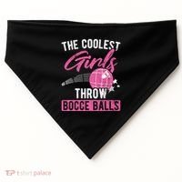 Coolest Throw Bocce Ball Great Gift USA-Made Doggie Bandana thumb 0