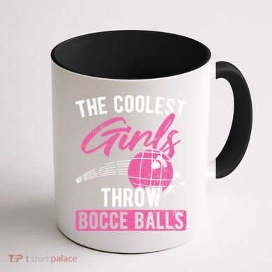 Coolest Throw Bocce Ball Great Gift Coffee Mug back