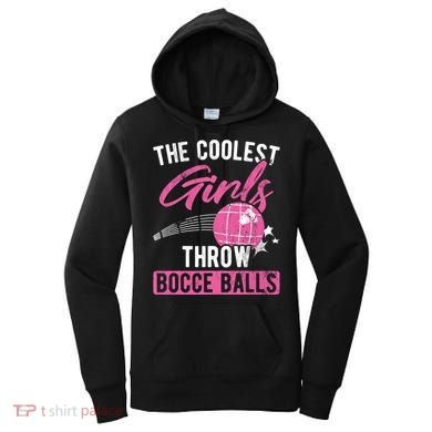 Coolest Throw Bocce Ball Great Gift Women's Hoodie