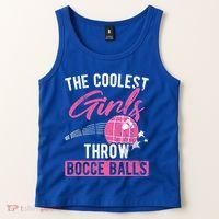 Coolest Throw Bocce Ball Great Gift Tank Top thumb 2