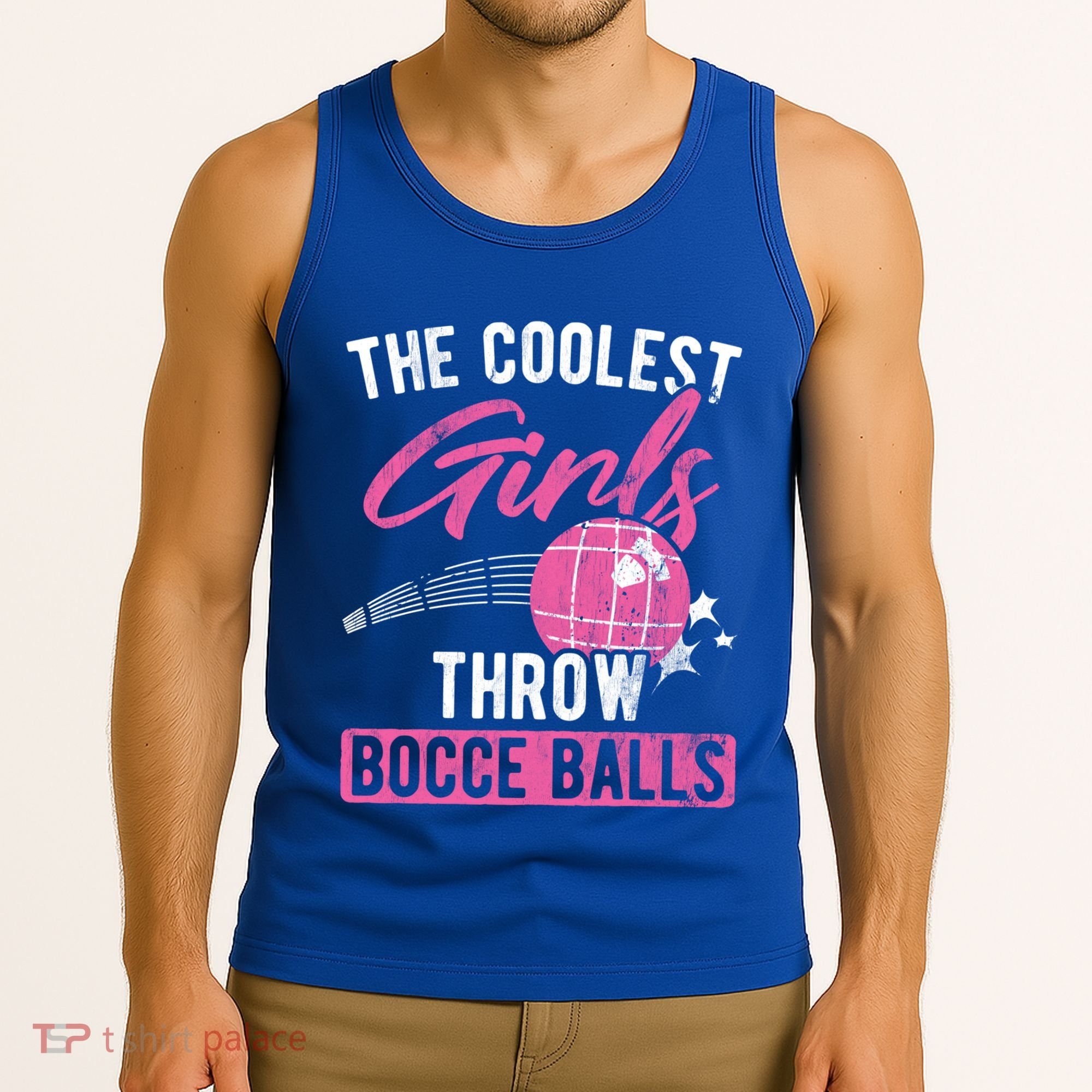 Coolest Throw Bocce Ball Great Gift Tank Top