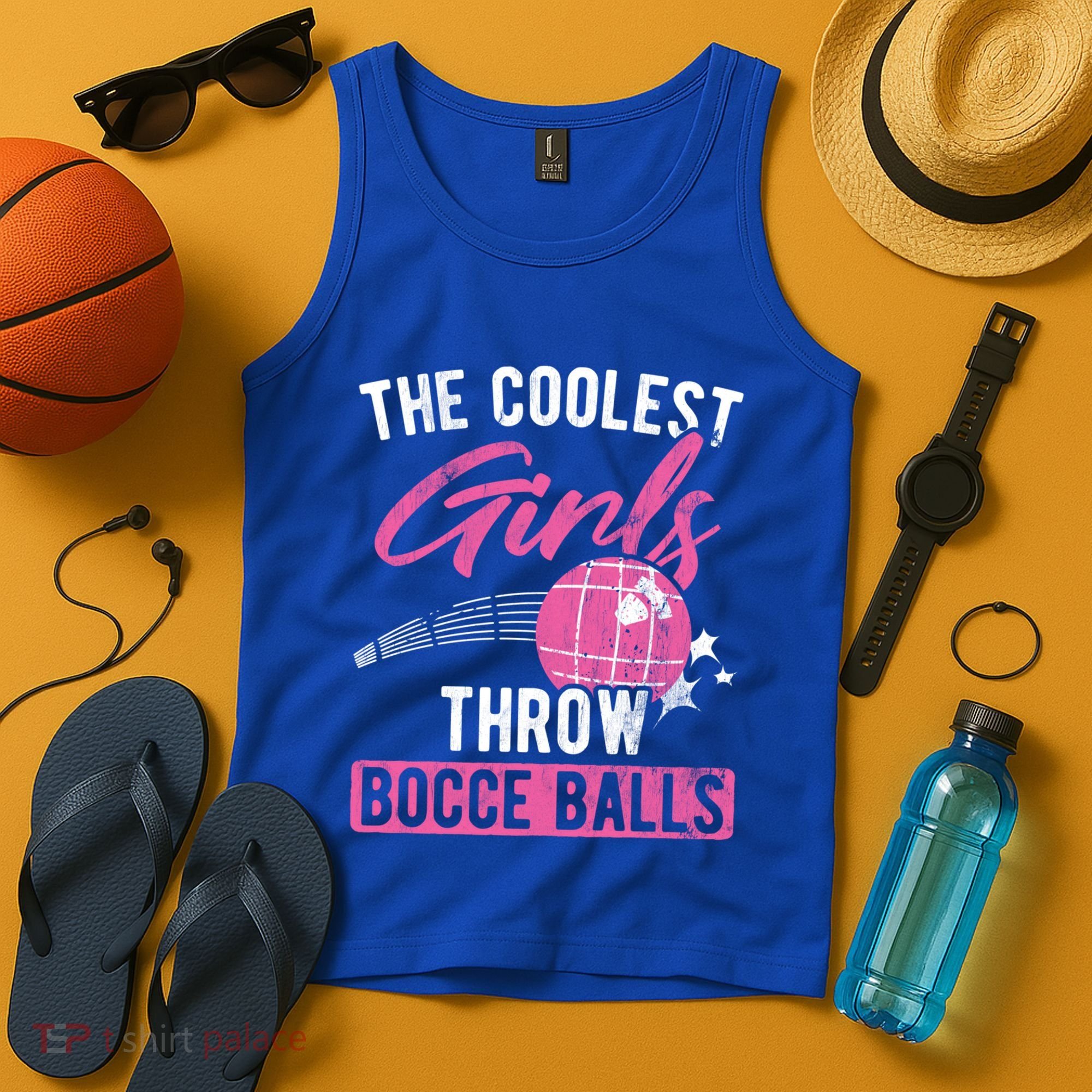 Coolest Throw Bocce Ball Great Gift Tank Top